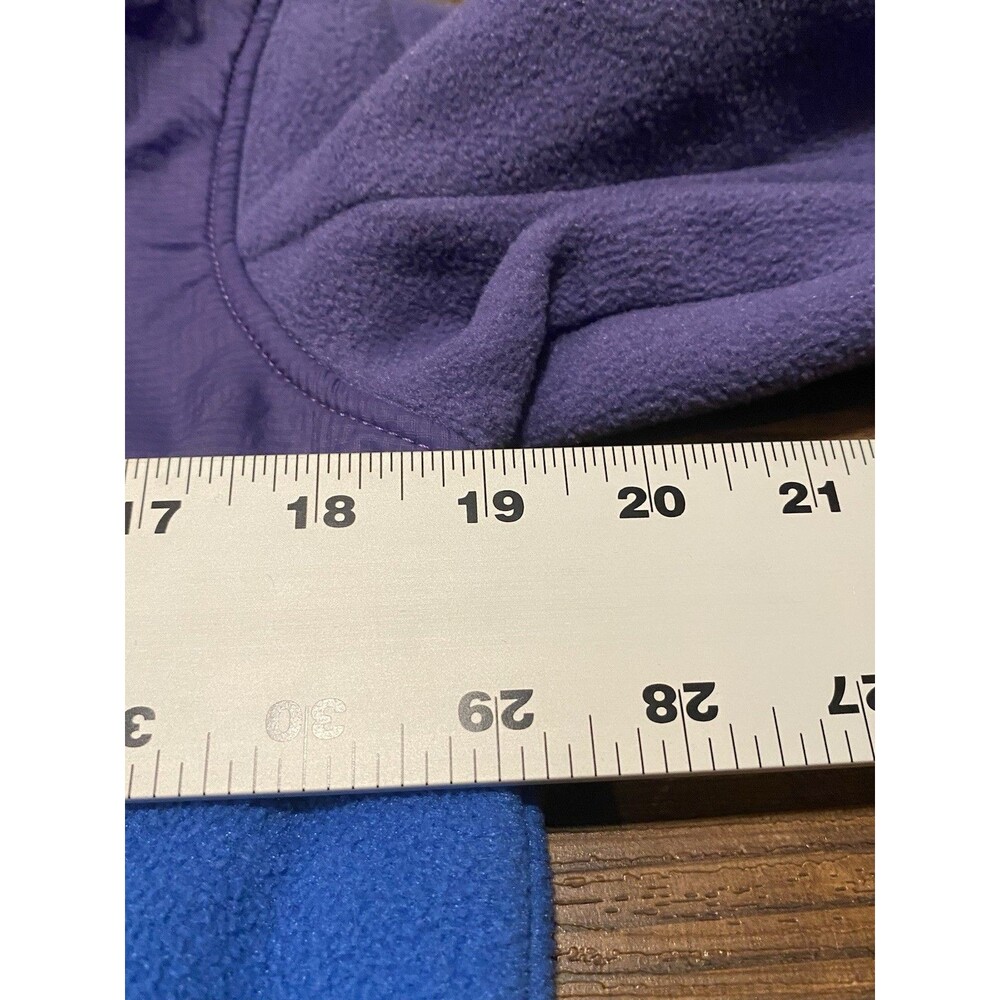 Patagonia Microdini Polar Fleece Hoodie Women’s Small Full Zip Colorblock Jacket - Picture 8 of 10